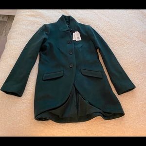 Universal Standard Beas Coat sz 10-12 RARE color Dark Green
